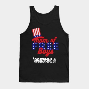 Mom of free boys America Tank Top